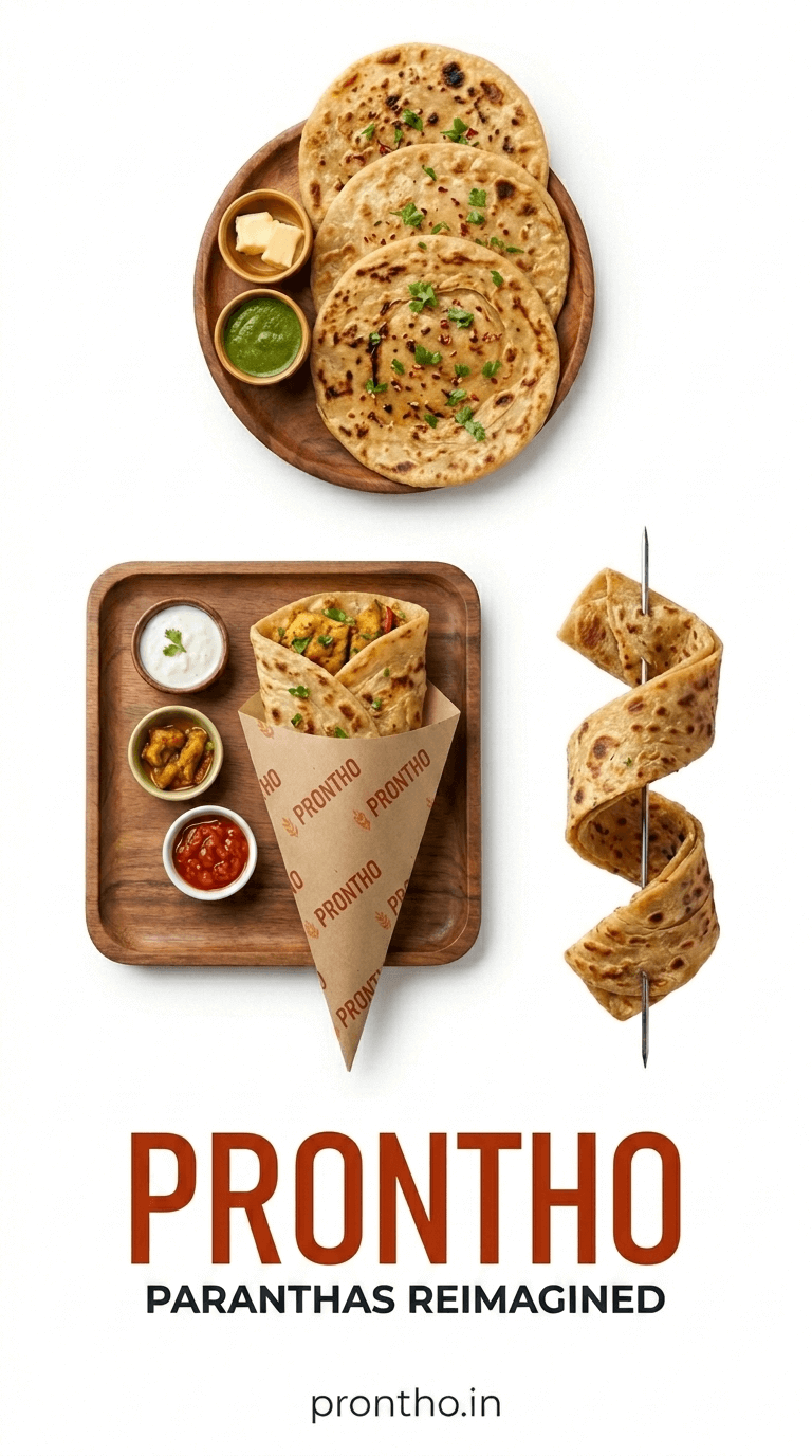 Prontho — freshly made paranthas